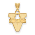10k Gold LogoArt University of Virginia Small Pendant