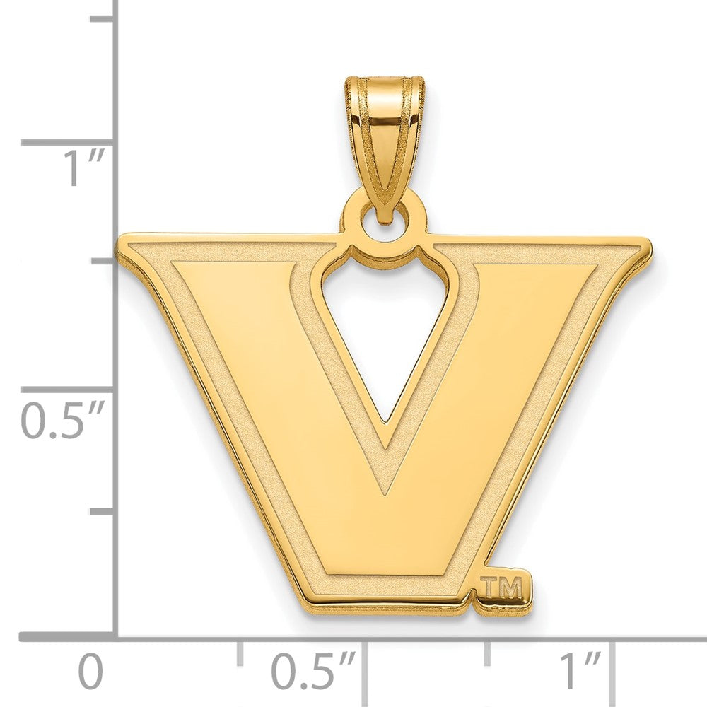 10ky LogoArt Vanderbilt University Large Pendant