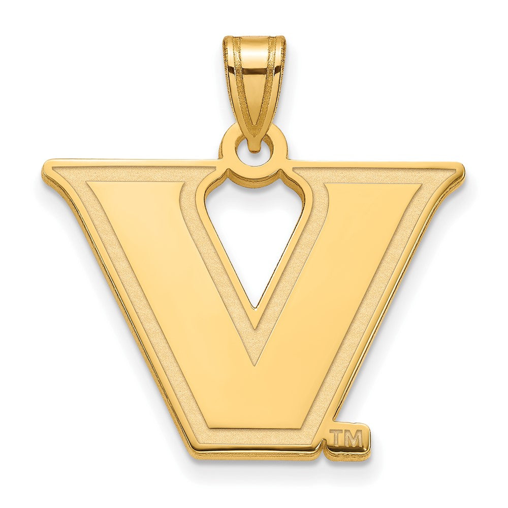 14ky LogoArt Vanderbilt University Large Pendant