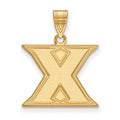 10k Gold LogoArt Xavier University Letter X Medium Pendant