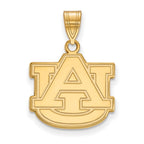 10k Gold LogoArt Auburn University A-U Medium Pendant