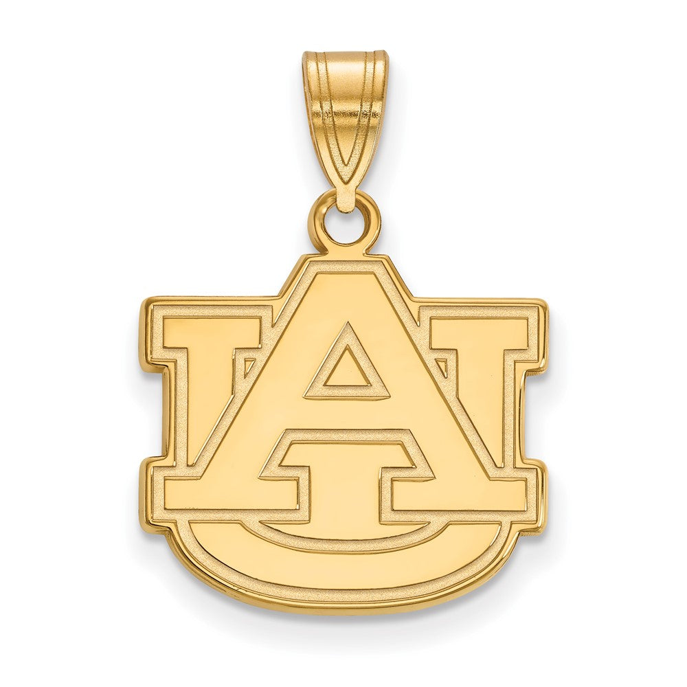 14k Gold LogoArt Auburn University A-U Medium Pendant