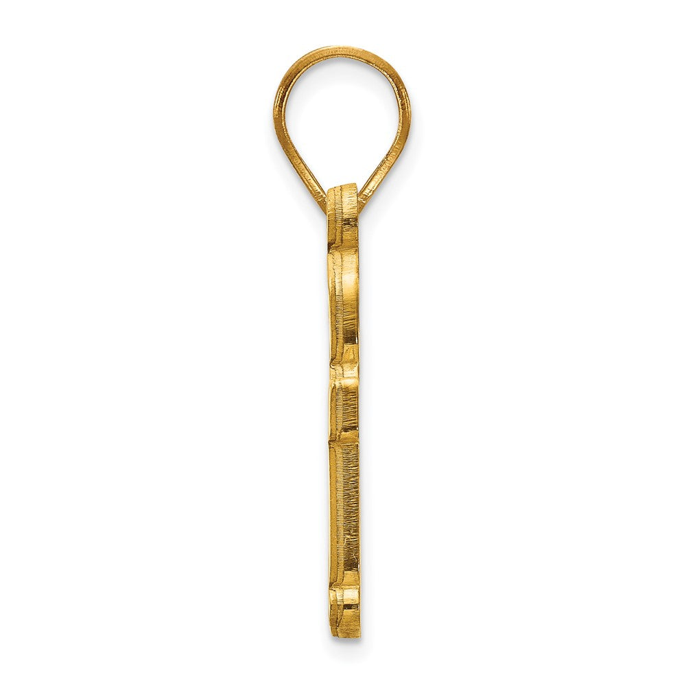 14k Gold LogoArt Baylor University Bears Medium Pendant