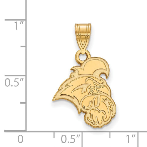 10k Gold LogoArt Coastal Carolina University Chanticleer Medium Pendant