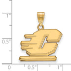 10k Gold LogoArt Central Michigan University Letter C Medium Pendant