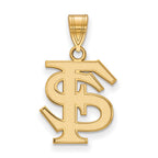 10k Gold LogoArt Florida State University F-S Medium Pendant