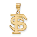 14k Gold LogoArt Florida State University F-S Medium Pendant