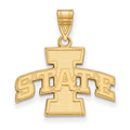 14k Gold LogoArt Iowa State University Medium Pendant