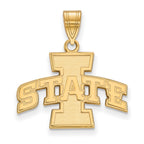 10k Gold LogoArt Iowa State University Medium Pendant