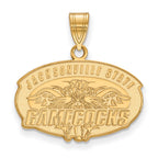 10k Gold LogoArt Jacksonville State University Medium Pendant