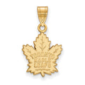 14k Gold NHL LogoArt Toronto Maple Leafs Medium Pendant