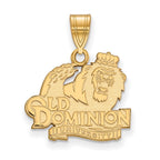 10k Gold LogoArt Old Dominion University Medium Pendant