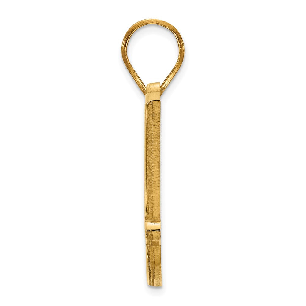 14k Gold LogoArt Oklahoma State University O-S-U Medium Pendant
