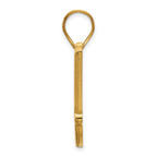 10k Gold LogoArt Oklahoma State University O-S-U Medium Pendant