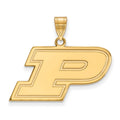 10k Gold LogoArt Purdue University Letter P Medium Pendant