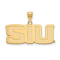 14k Gold LogoArt Southern Illinois University S-I-U Medium Pendant