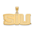 10k Gold LogoArt Southern Illinois University S-I-U Medium Pendant