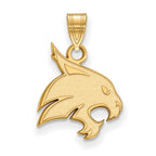 10k Gold LogoArt Texas State University Bobcat Medium Pendant