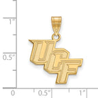 10k Gold LogoArt University of Central Florida U-C-F Medium Pendant