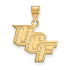10k Gold LogoArt University of Central Florida U-C-F Medium Pendant