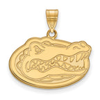 10k Gold LogoArt University of Florida Gator Medium Pendant