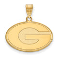 10k Gold LogoArt University of Georgia Letter G Medium Pendant