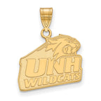 10k Gold LogoArt University of New Hampshire Medium Pendant