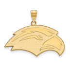10k Gold LogoArt University of Southern Mississippi Eagle Large Pendant