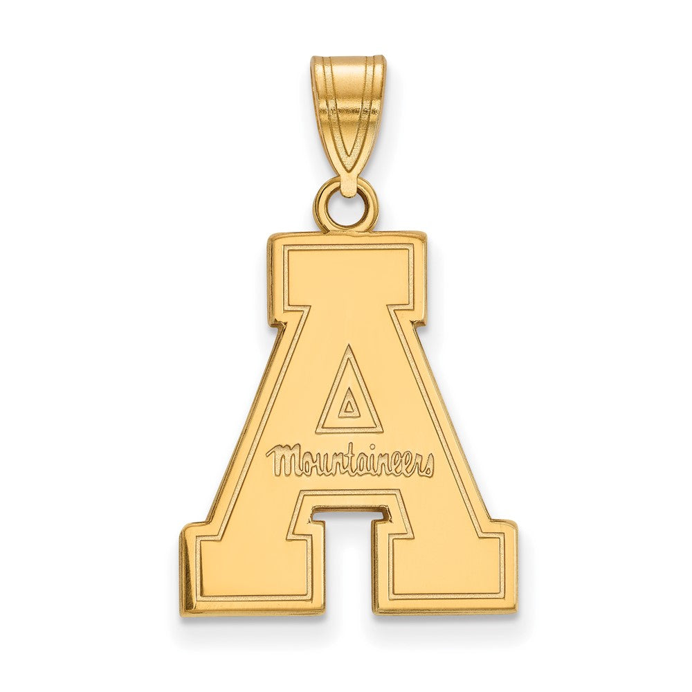 14k Gold LogoArt Appalachian State University Large Pendant