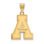 10k Gold LogoArt Appalachian State University Large Pendant