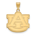 10k Gold LogoArt Auburn University A-U Large Pendant