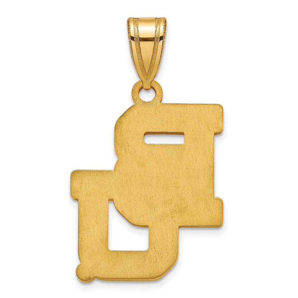 14k Gold LogoArt Baylor University Bears Large Pendant