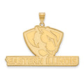 14k Gold LogoArt Eastern Illinois University Extra Large Pendant
