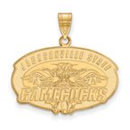 10k Gold LogoArt Jacksonville State University Large Pendant