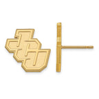 10k Gold LogoArt John Carroll University Small Post Earrings