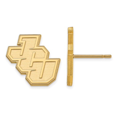 10k Gold LogoArt John Carroll University Small Post Earrings