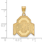 10k Gold LogoArt The Ohio State University Large Pendant