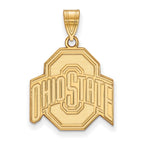 10k Gold LogoArt The Ohio State University Large Pendant