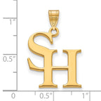 10k Gold LogoArt Sam Houston State University Large Pendant
