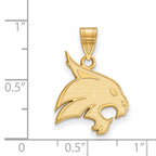 10k Gold LogoArt Texas State University Bobcat Large Pendant