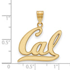 10k Gold LogoArt University of California Berkeley Large Pendant