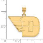 10k Gold LogoArt University of Dayton Large Pendant