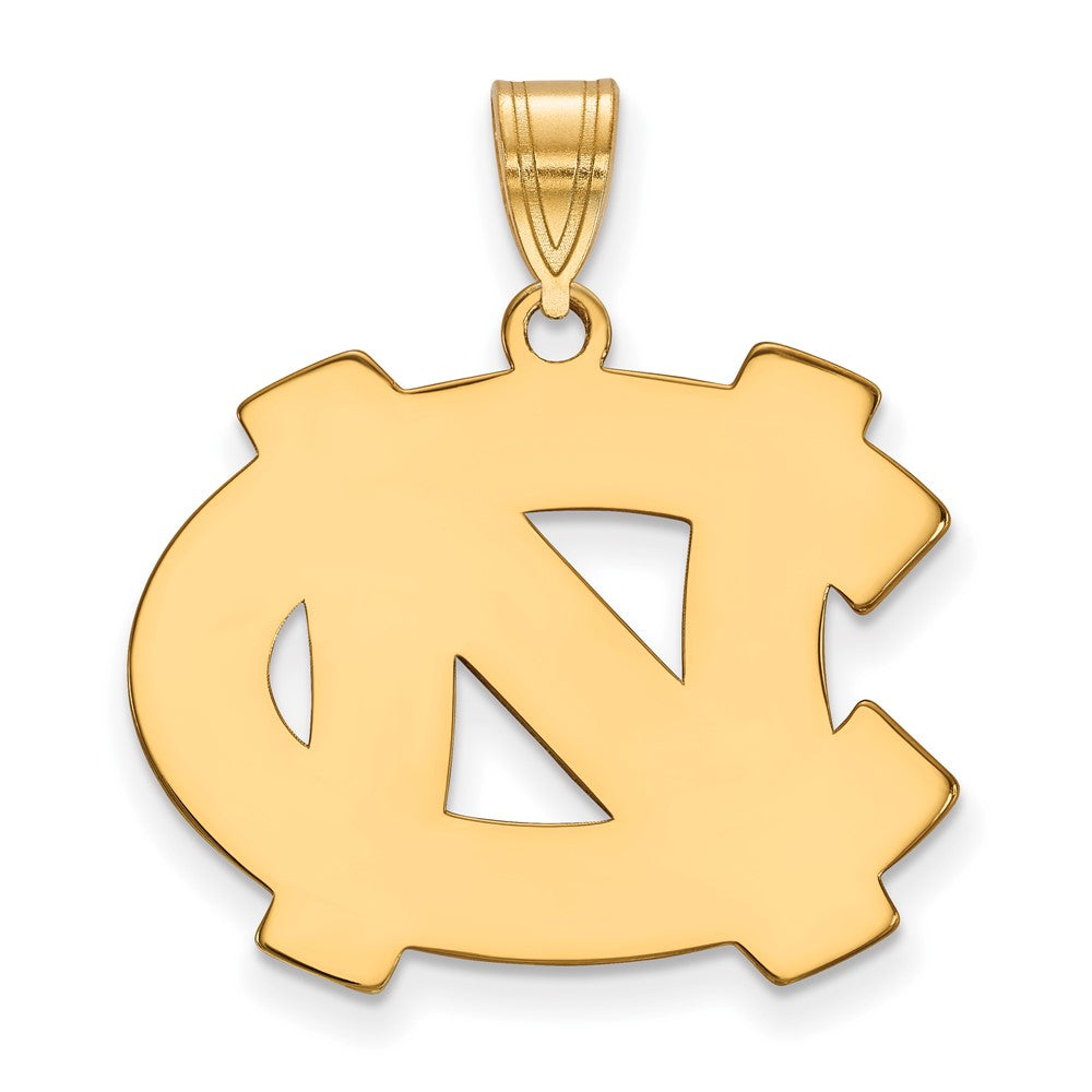 14k Gold LogoArt University of North Carolina N-C Large Pendant