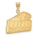 10k Gold LogoArt University of New Hampshire Large Pendant