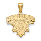 10k Gold LogoArt University of New Orleans U-N-O Extra Large Pendant
