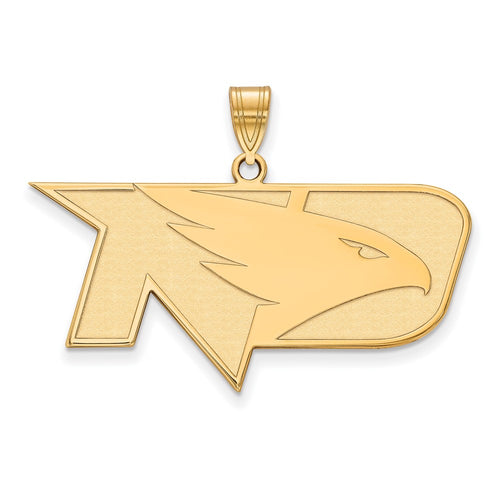 10k Gold LogoArt University of North Dakota Large Pendant