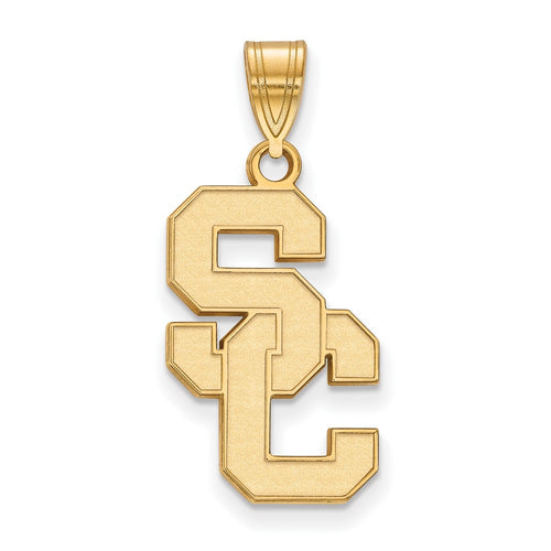 10k Gold University of Southern California S-C Large Pendant