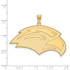 10k Gold LogoArt University of Southern Mississippi Eagle Extra Large Pendant