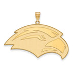 10k Gold LogoArt University of Southern Mississippi Eagle Extra Large Pendant