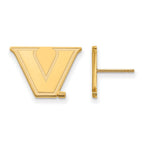 14ky LogoArt Vanderbilt University Small Post Earrings